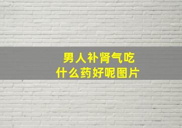 男人补肾气吃什么药好呢图片