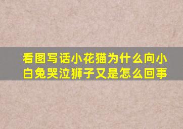 看图写话小花猫为什么向小白兔哭泣狮子又是怎么回事