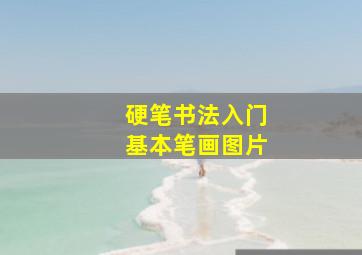 硬笔书法入门基本笔画图片