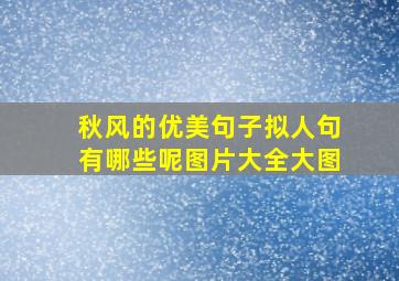 秋风的优美句子拟人句有哪些呢图片大全大图