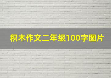 积木作文二年级100字图片