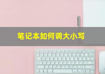 笔记本如何调大小写