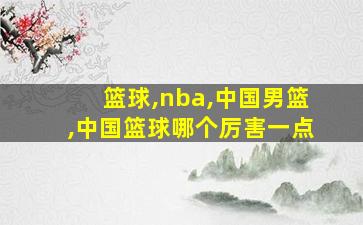 篮球,nba,中国男篮,中国篮球哪个厉害一点