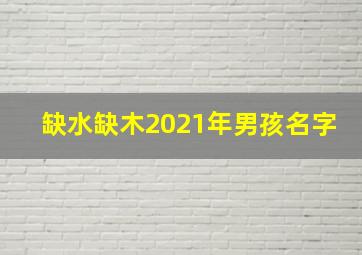 缺水缺木2021年男孩名字