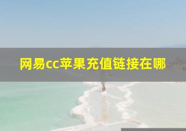 网易cc苹果充值链接在哪