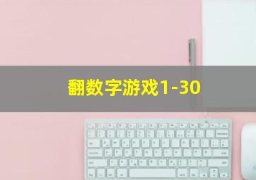 翻数字游戏1-30