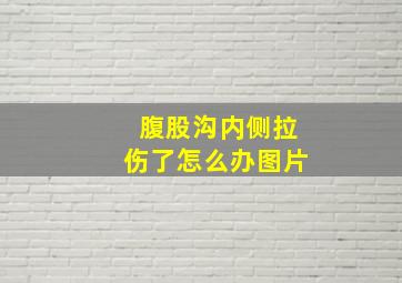 腹股沟内侧拉伤了怎么办图片