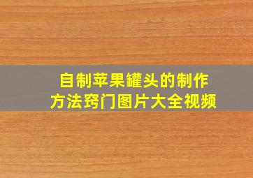 自制苹果罐头的制作方法窍门图片大全视频