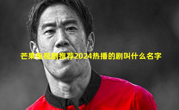 芒果电视剧推荐2024热播的剧叫什么名字