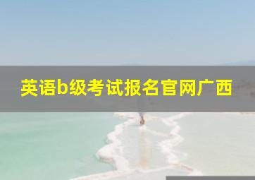 英语b级考试报名官网广西