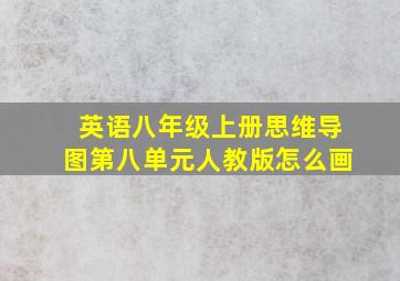 英语八年级上册思维导图第八单元人教版怎么画