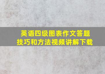 英语四级图表作文答题技巧和方法视频讲解下载