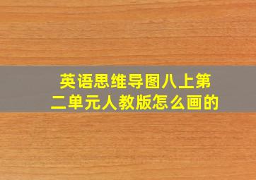 英语思维导图八上第二单元人教版怎么画的