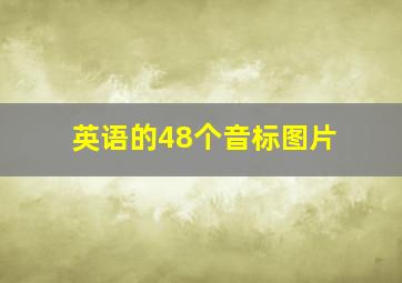 英语的48个音标图片