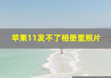 苹果11发不了相册里照片