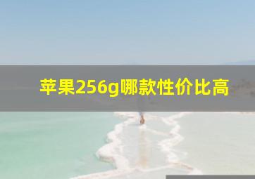 苹果256g哪款性价比高