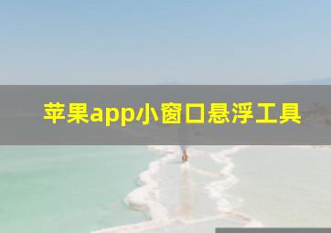 苹果app小窗口悬浮工具