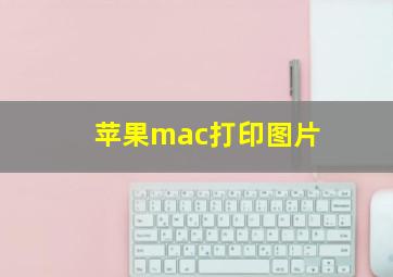 苹果mac打印图片