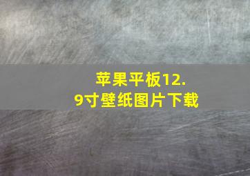 苹果平板12.9寸壁纸图片下载