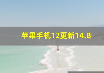 苹果手机12更新14.8