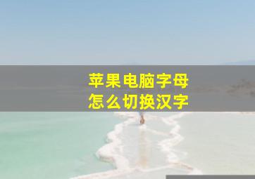 苹果电脑字母怎么切换汉字