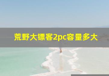 荒野大镖客2pc容量多大