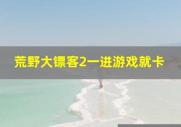 荒野大镖客2一进游戏就卡