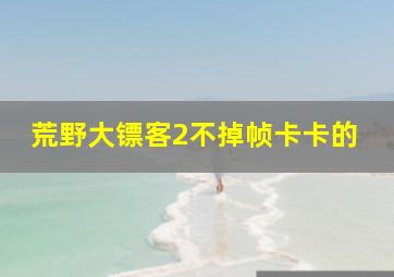 荒野大镖客2不掉帧卡卡的