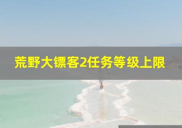 荒野大镖客2任务等级上限