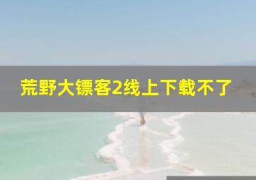 荒野大镖客2线上下载不了