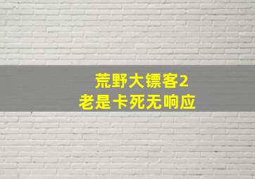 荒野大镖客2老是卡死无响应