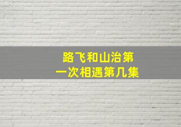 路飞和山治第一次相遇第几集