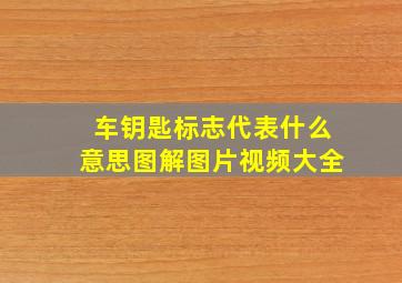 车钥匙标志代表什么意思图解图片视频大全