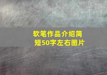 软笔作品介绍简短50字左右图片