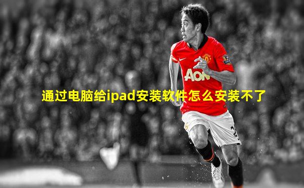 通过电脑给ipad安装软件怎么安装不了