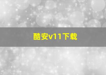 酷安v11下载