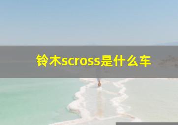 铃木scross是什么车