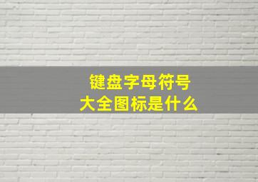 键盘字母符号大全图标是什么