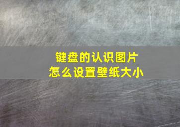 键盘的认识图片怎么设置壁纸大小