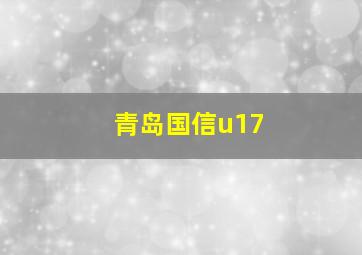 青岛国信u17