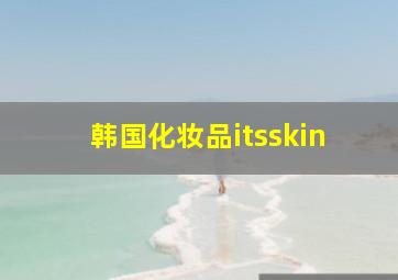 韩国化妆品itsskin