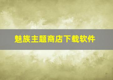 魅族主题商店下载软件