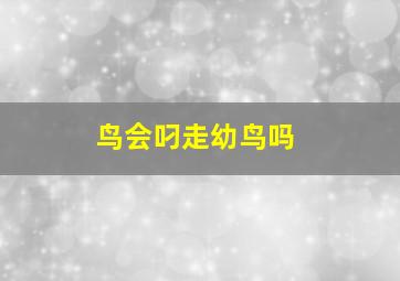 鸟会叼走幼鸟吗