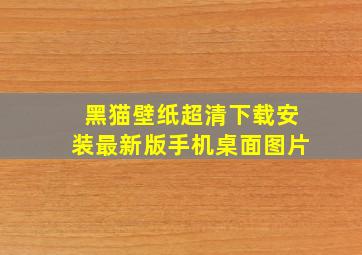 黑猫壁纸超清下载安装最新版手机桌面图片