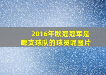 2016年欧冠冠军是哪支球队的球员呢图片