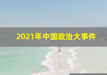 2021年中国政治大事件