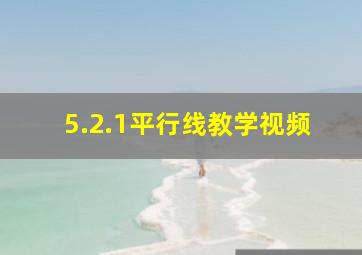 5.2.1平行线教学视频