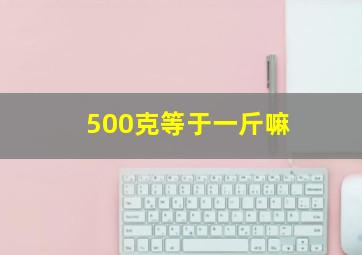 500克等于一斤嘛