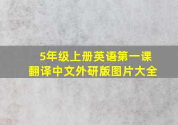 5年级上册英语第一课翻译中文外研版图片大全