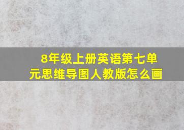 8年级上册英语第七单元思维导图人教版怎么画